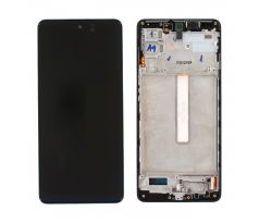 LCD displej + dotykové sklo - Samsung Galaxy M52 s rámem