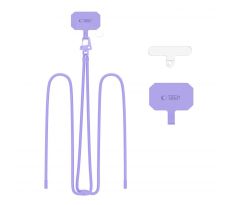 ŠŇŮRKA NA TELEFON/POPRUH TECH-PROTECT C5S ROPE CROSSBODY STRAP LAVENDER