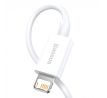 BASEUS cablel USB A to Apple Lightning 8-pin 2,4A Superior Series Fast Charging CALYS-02 0.25 meter bílý