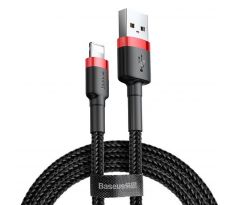 BASEUS cable USB to Apple Lightning 8-pin 2,4A Cafule CALKLF-A19 0,5m cervený-cerný