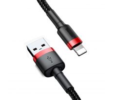 BASEUS cable USB A to Lightning 2,4A Cafule CALKLF-B19 1 m cerný cervený