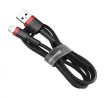 BASEUS cable USB A to Lightning 2,4A Cafule CALKLF-B19 1 m cerný cervený