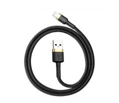 BASEUS cable USB A to Lightning 2,4A Cafule CALKLF-BV1 1 m cerný zlatý