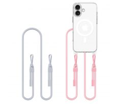 KRYT TECH-PROTECT FLEXAir CHAIN MAGSAFE iPhone 16 GREY & PINK