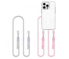 KRYT TECH-PROTECT FLEXAir CHAIN MAGSAFE iPhone 16 Pro GREY & PINK