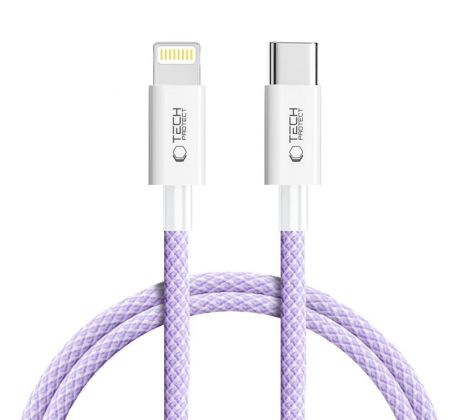 KABEL TECH-PROTECT ULTRABOOST LITE LIGHTNING CABLE PD27W/3A 100CM MAUVE