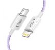 KABEL TECH-PROTECT ULTRABOOST LITE LIGHTNING CABLE PD27W/3A 100CM MAUVE