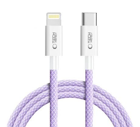 KABEL TECH-PROTECT ULTRABOOST LITE LIGHTNING CABLE PD27W/3A 200CM MAUVE