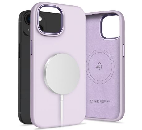 KRYT TECH-PROTECT SILICONE PURE MAGSAFE iPhone 15 MAUVE