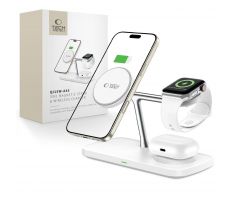 BEZDRÁTOVÁ NABÍJEČKA TECH-PROTECT QI15W-A45 3IN1 MAGNETIC MAGSAFE WIRELESS CHARGER WHITE