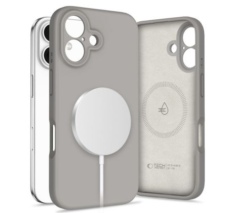 KRYT TECH-PROTECT LIQUID SILICONE MAGSAFE iPhone 16 STONE GREY