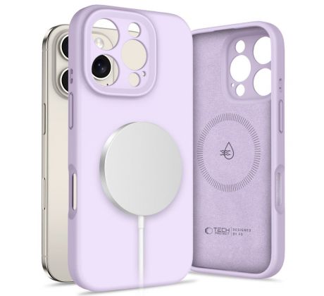 KRYT TECH-PROTECT LIQUID SILICONE MAGSAFE iPhone 16 Pro MAUVE