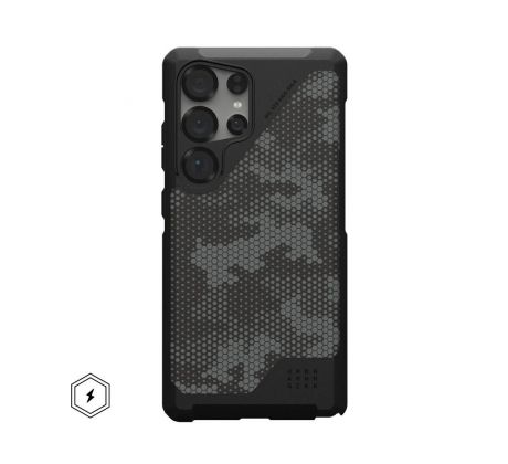 UAG Urban Armor Gear  METROPOLIS LT MAGNET with built-in magnet  Samsung Galaxy S25 Ultra 5G micro hex camo šedý grafitový