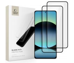 2KS V BALENÍ, 2KS OCHRANNYCH SKEL TECH-PROTECT GLASS FIT+ 2-PACK XIAOMI REDMI NOTE 14 4G / 5G BLACK