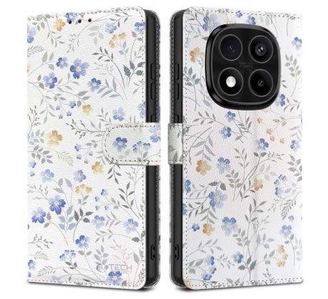 KRYT TECH-PROTECT WALLET XIAOMI REDMI NOTE 14 Pro 5G / PRO+ Plus 5G / POCO X7 5G SPRING FLOWERS