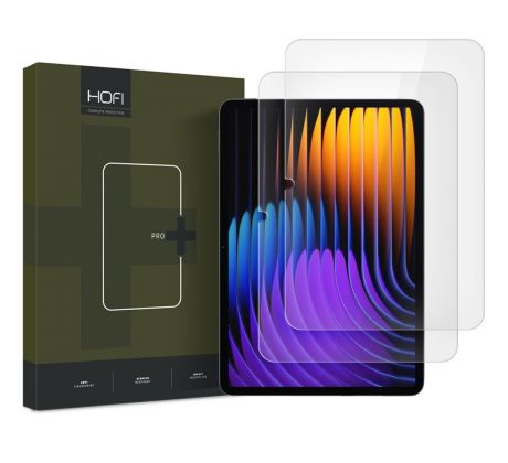 2KS V BALENÍ, SET 2 OCHRANNÝCH SKEL HOFI GLASS PRO+ 2-PACK XIAOMI PAD 7 / 7 PRO CLEAR