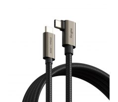 RINGKE USB 3.2 GEN 2X2 TYPE-C 90 DEGREE CABLE PD240W 200CM BLACK