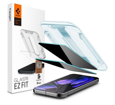 2KS V BALENÍ, SET 2 OCHRANNÝCH SKEL SPIGEN GLAS.TR ”EZ FIT” 2-PACK GOOGLE PIXEL 9 / 9 PRO PRIVACY