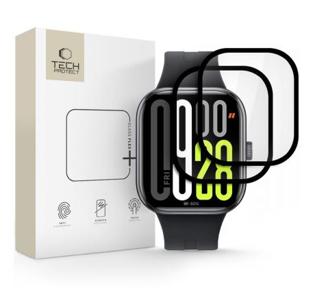 TECH-PROTECT GLASS FLEX+ 2-PACK XIAOMI REDMI WATCH 5 BLACK